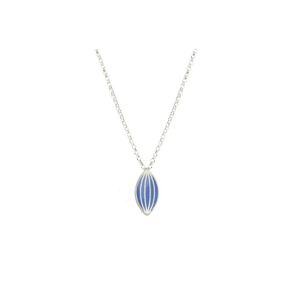 Necklace "Stripes" Blue