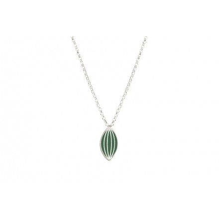 Necklace "Stripes" Green