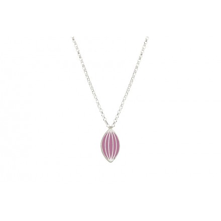 Necklace "Stripes" Pink