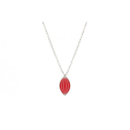 Necklace "Stripes" Red