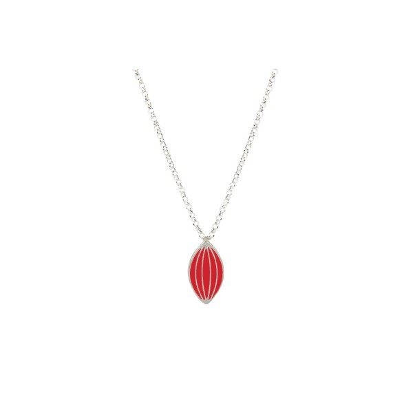 Necklace "Stripes" Red