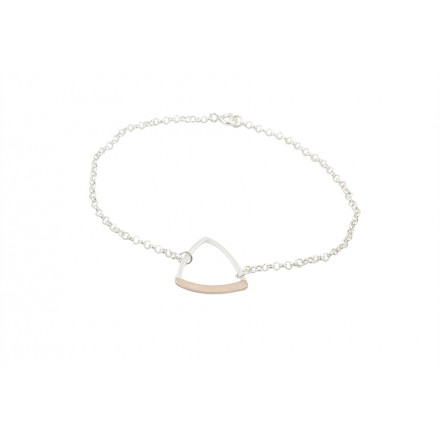 Bracelet "Thread" Pink Gold