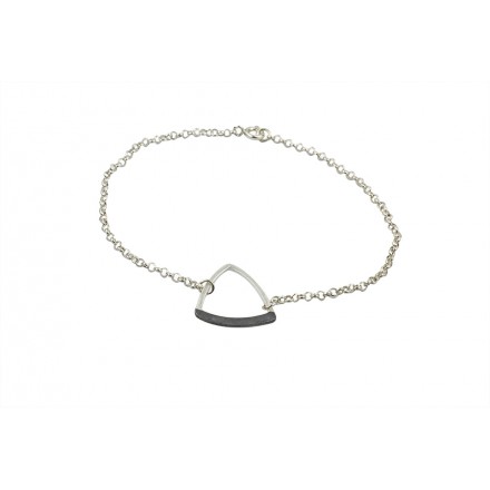 Bracelet "Thread" Black Platinum