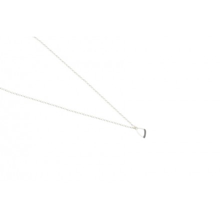Necklace "Small Thread" Black Platinum