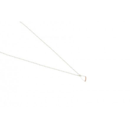 Necklace "Small Thread"Pink Gold
