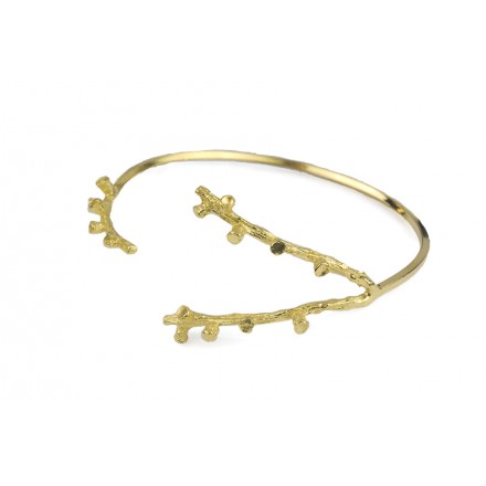 Bracelet "Three Autumn Twigs" Gold
