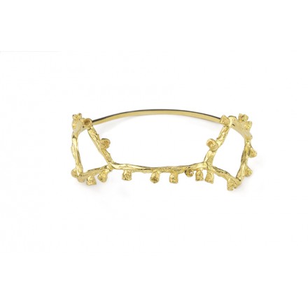 Bracelet "Geometric Twigs" Gold