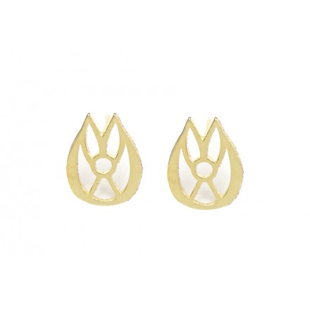 Earrings "Tulip" Gold
