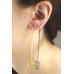 Pendant earrings "Tulip"