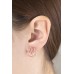 Earrings "Tulip" Black Platinum