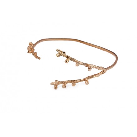 Bracelet "Three Autumn Twigs" Pink Gold
