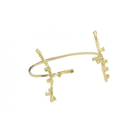 Bracelet "Open Autumn Branches" Gold