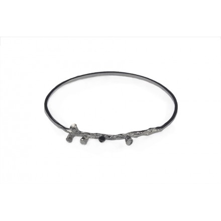 Bracelet  "Autumn Sprigs" Black Platinum