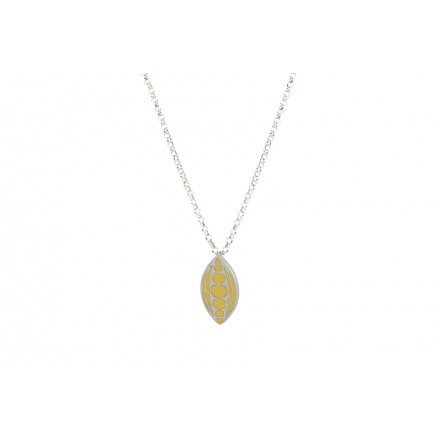 Necklace "Raindrop" Beige