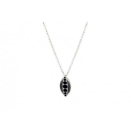 Necklace "Raindrop" Black