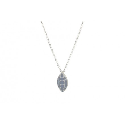 Necklace "Raindrop" Gray