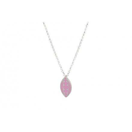 Necklace "Raindrop" Pink