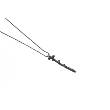 Necklace Autumn "Twig" Oxidized