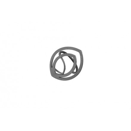 Δαχτυλίδι Χαμένη Απλότητα 2 Μαύρη Πλατίνα