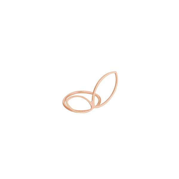 Δαχτυλίδι Χαμένη Απλότητα 3 Ροζ Χρυσό