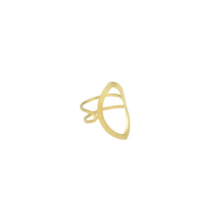 Δαχτυλίδι Χαμένη Απλότητα Χρυσό