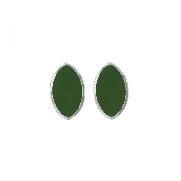 Σκουλαρίκια "Ουράνιο Τόξο" Πράσινο
