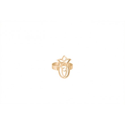 Δαχτυλίδι "Ανθάκια Τουλίπας" Ροζ Χρυσό