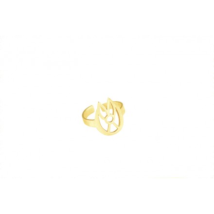 Δαχτυλίδι "Τουλίπα" Χρυσό